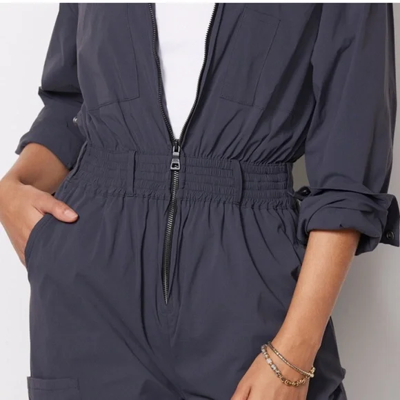 🎉HP🎉Rivet Utility Artist Long Sleeve Jumpsuit